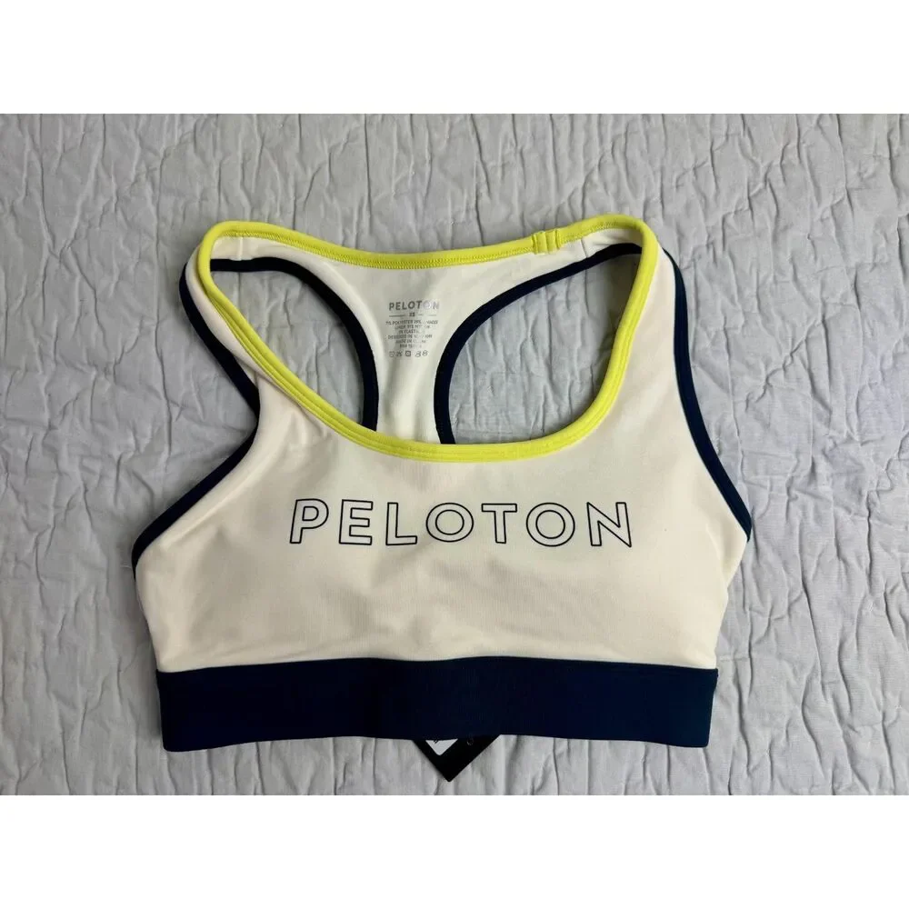 Peloton Sports Bra, Lavender & Yellow, Cadent, Running, XS, New! Retail $52